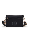 Kipling Crossbody Riri Zip Black Rose Spice Schwarz Klein Herren 100% Polyamide