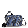 Kipling Crossbody Tas Abanu 3d K Blue Prints Klein Vrouw 100% Recycled Polyester