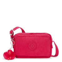 Kipling Crossbody Tas Abanu Confetti Pink Roze Klein Vrouw 56% Recycled Polyamide,  44% Polyamide