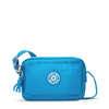 Kipling Crossbody Tas Abanu Eager Blue Blauw Klein Vrouw 100% Polyamide