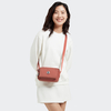 Kipling Crossbody Tas Abanu Grand Rose Roze Klein Vrouw 100% Recycled Polyamide