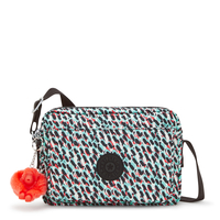 Kipling Crossbody Tas Abanu M Abstract Print Prints Gemiddeld Vrouw 100% Recycled Polyester