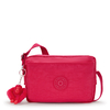 Kipling Crossbody Tas Abanu M Confetti Pink Roze Gemiddeld Vrouw 56% Recycled Polyamide,  44% Polyamide