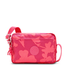Kipling Crossbody Tas Abanu M Coral Print Prints Gemiddeld Vrouw 100% Recycled Polyester