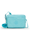 Kipling Crossbody Tas Abanu M Deepest Aqua Blauw Gemiddeld Vrouw 56% Recycled Polyamide,  44% Polyamide
